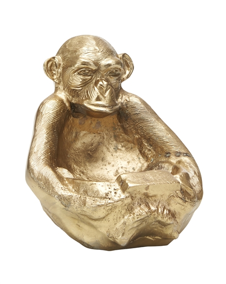 Monkey Dish Gold