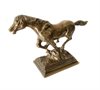 Horse alum raw antique gold