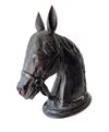 Equestrian Horse head alum raw oxy black