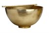 Bowl With Bar Raw Gold