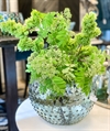 Vase green luster