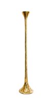 Gold Trumpet Candleholder